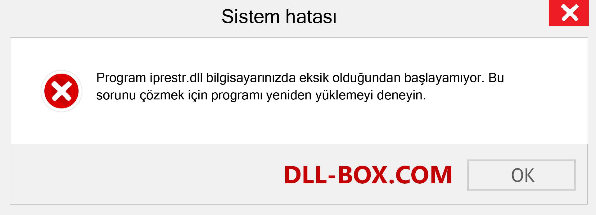 iprestr.dll dosyası eksik mi? Windows 7, 8, 10 için İndirin - Windows'ta iprestr dll Eksik Hatasını Düzeltin, fotoğraflar, resimler